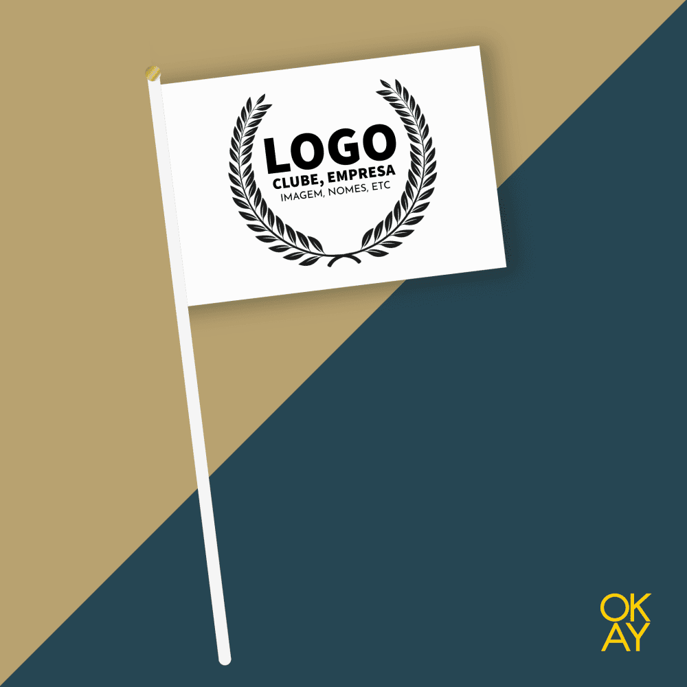 Mini Bandeira Personalizada